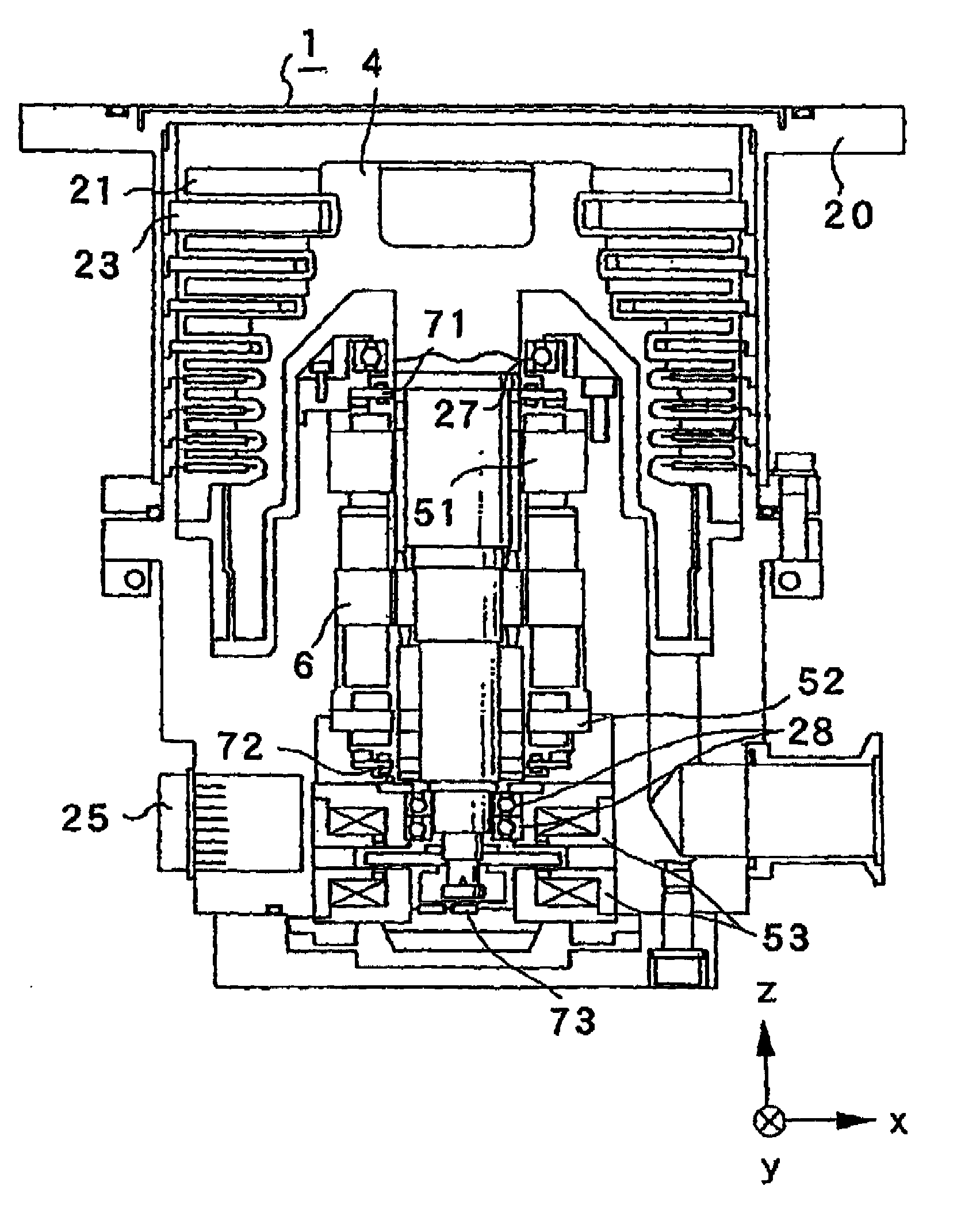 Magnetic bearing system