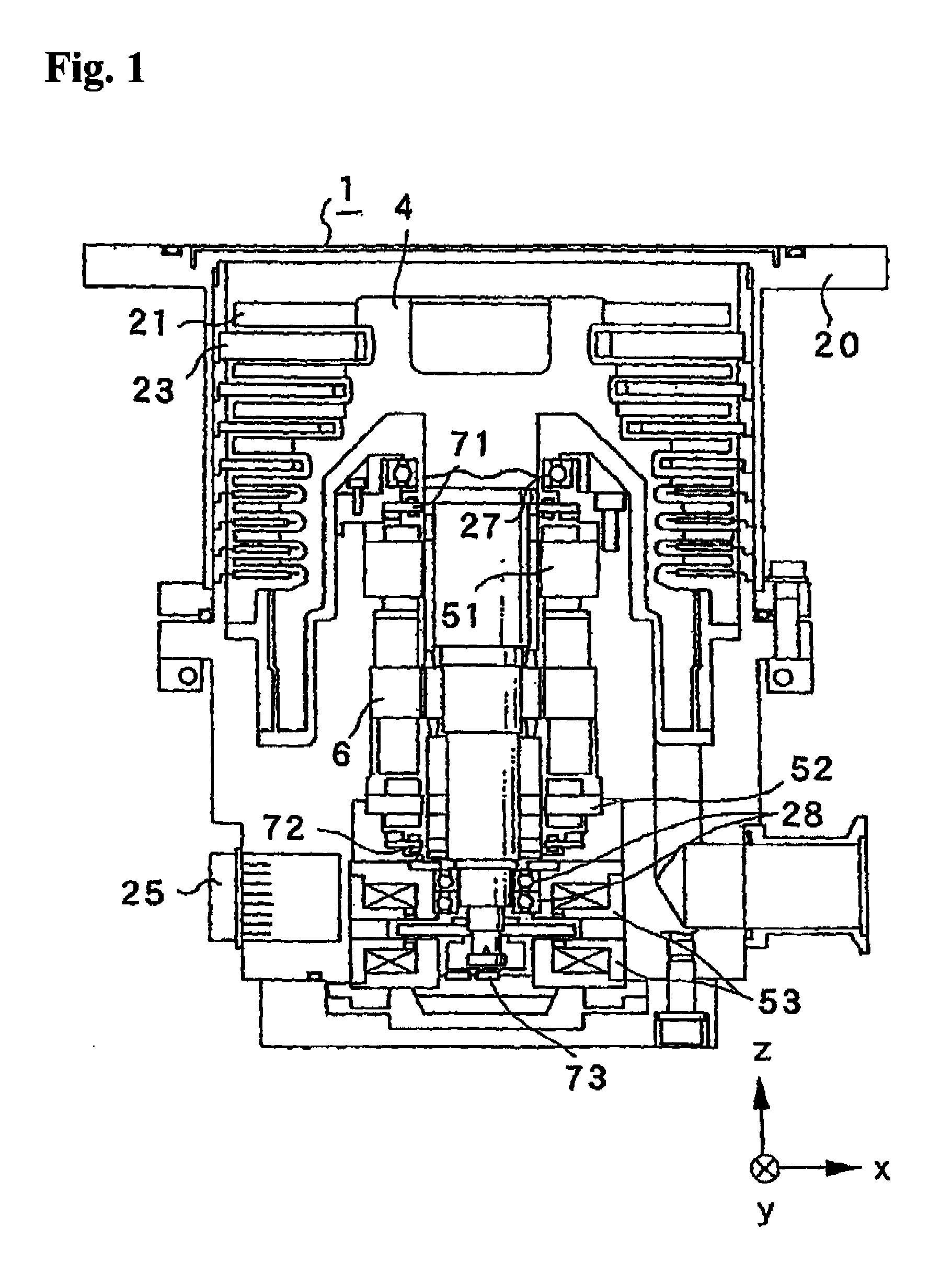 Magnetic bearing system