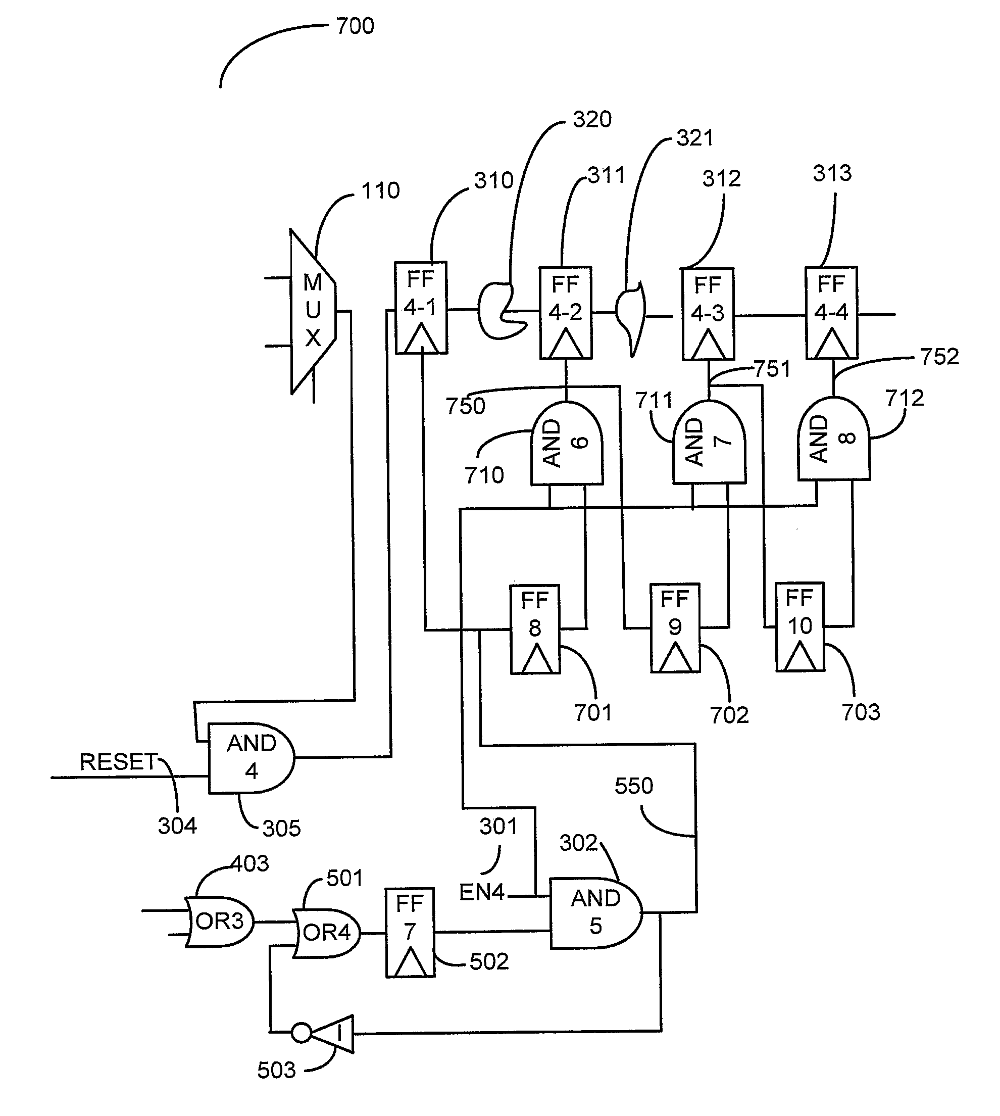 Sequential clock gating using net activity and xor technique on semiconductor designs including already gated pipeline design