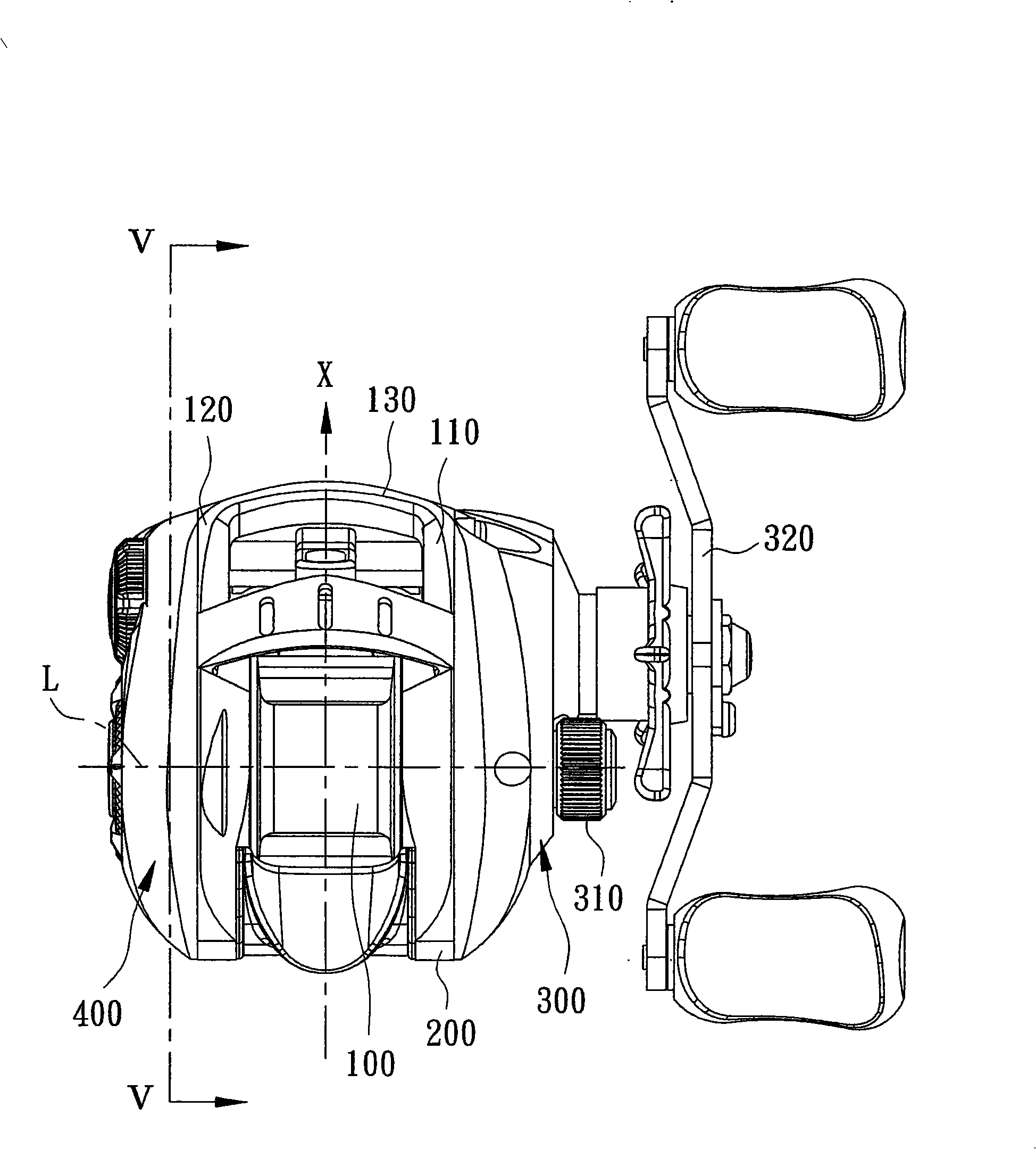 Fishing coiling apparatus with second braking device