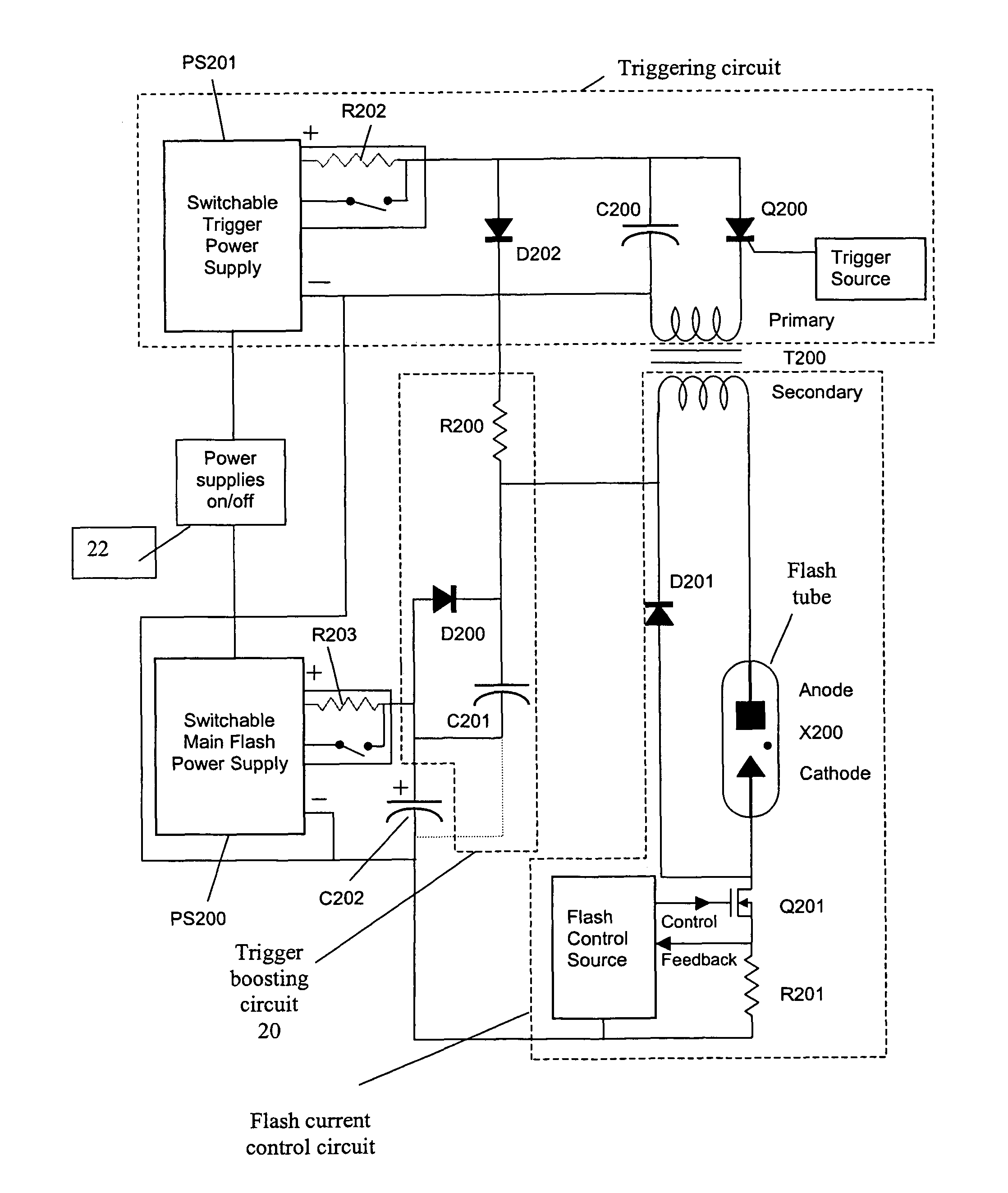 Short arc lamp driver and applications
