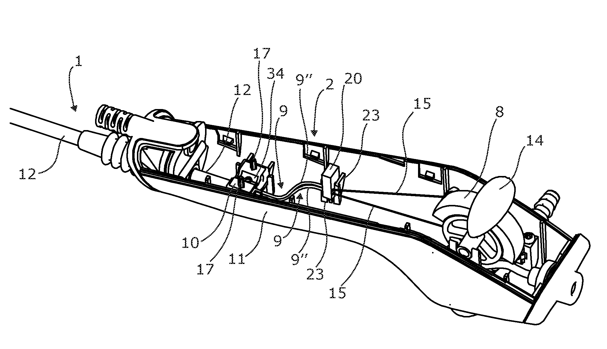 Apparatus for maintaining a tensioned pull-wire in an endoscope