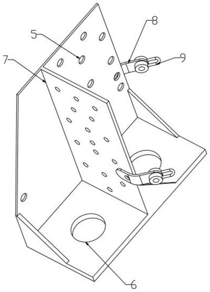 Lifting steering device for standardizing iron tower assembling and erection