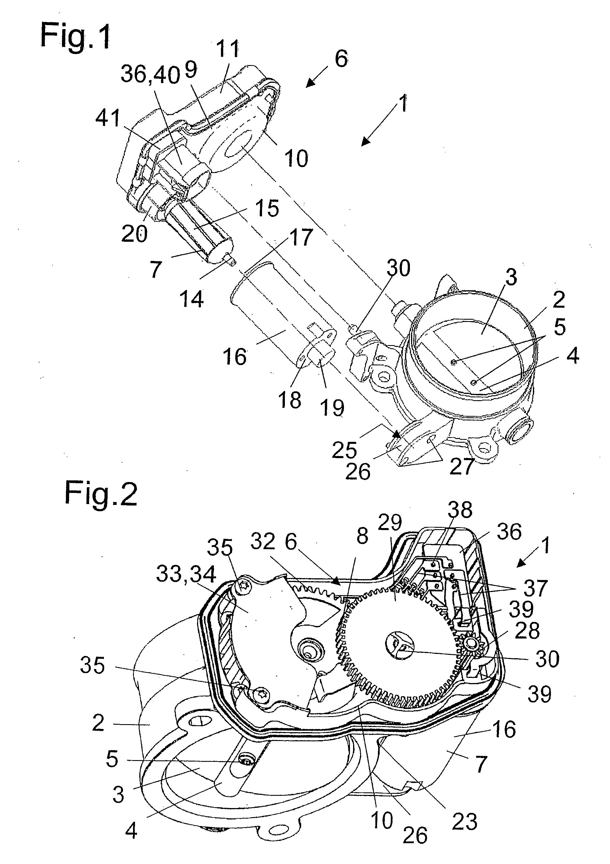 Throttle valve adjusting device