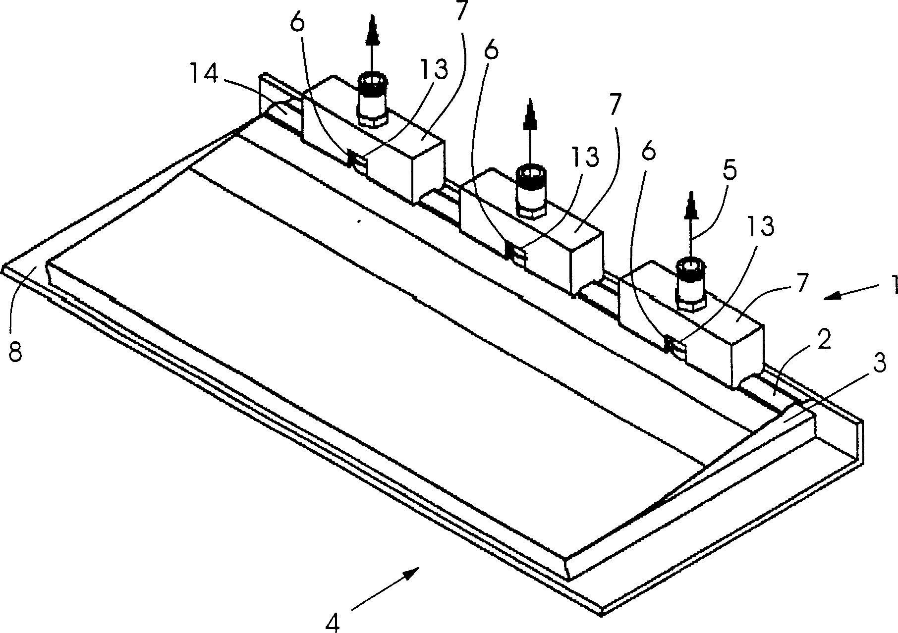 Apparatus and method for printing plate separating which with one stow