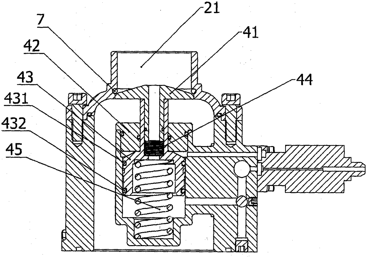 Normally-closed air inlet valve of air compressor