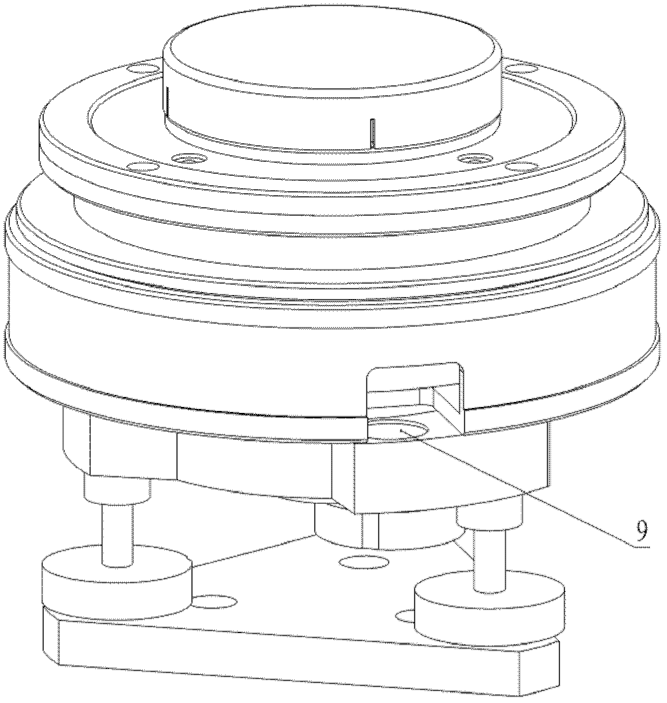 Mercury horizontal reference apparatus