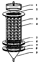 Method for measuring leaching parameters of dump leaching mineral pile at different depths