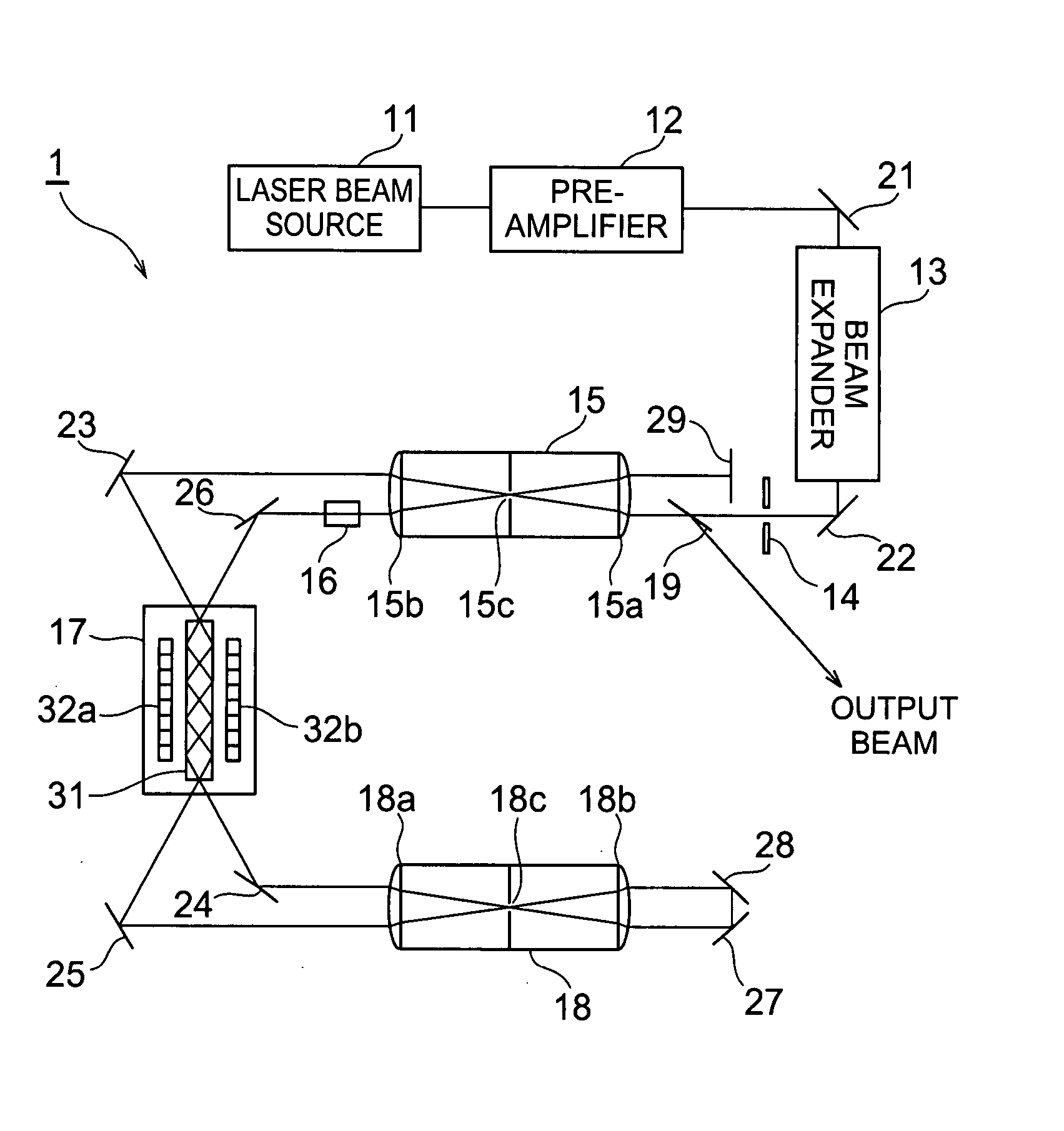 Optical mask and MOPA laser apparatus including the same