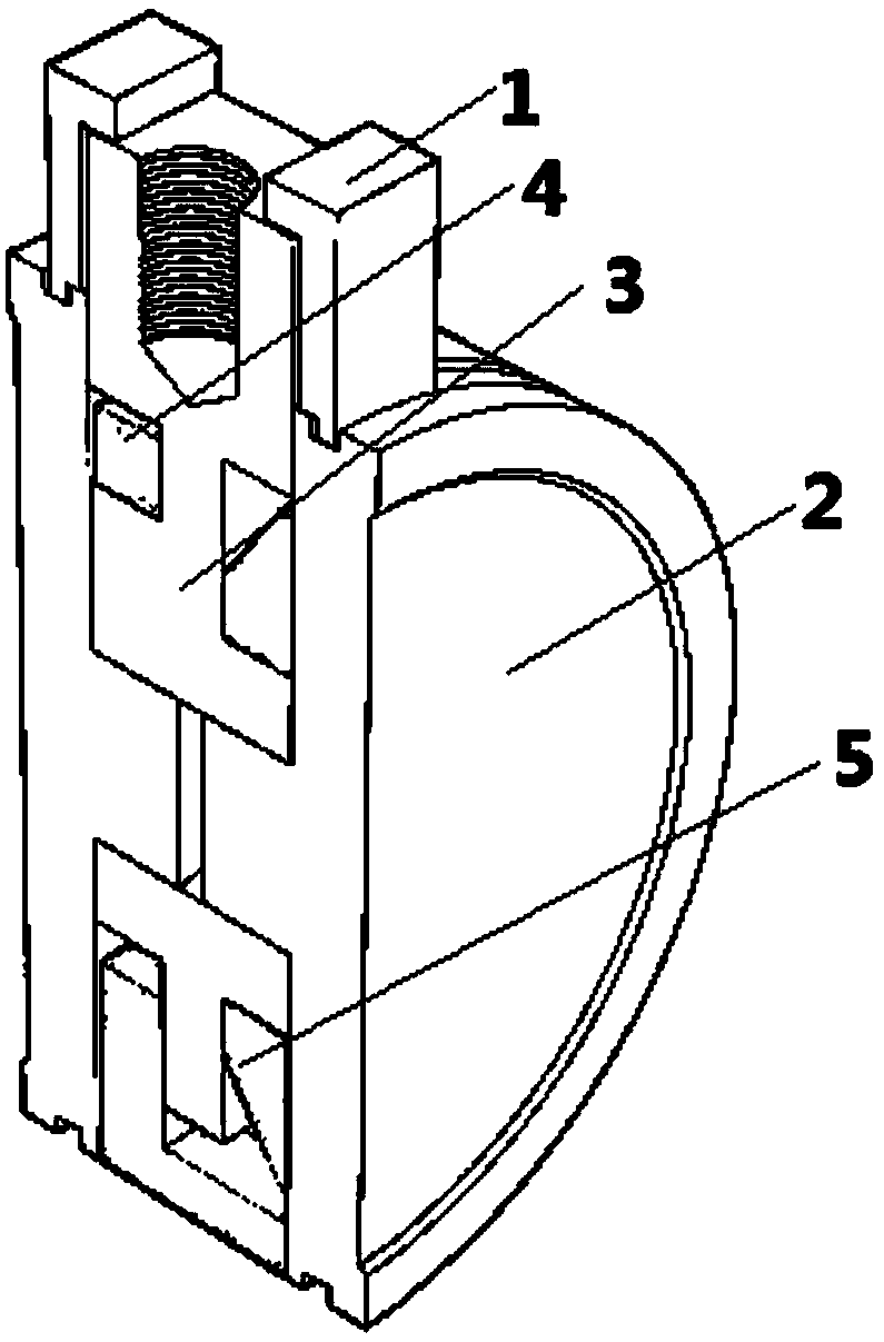 Nuclear secondary tight-sealing high-temperature medium combined gate