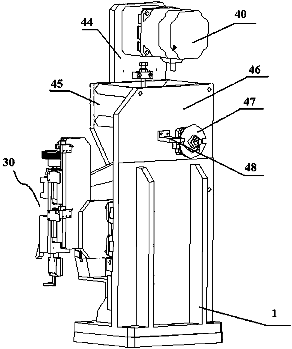 Trimming device based on cam structure