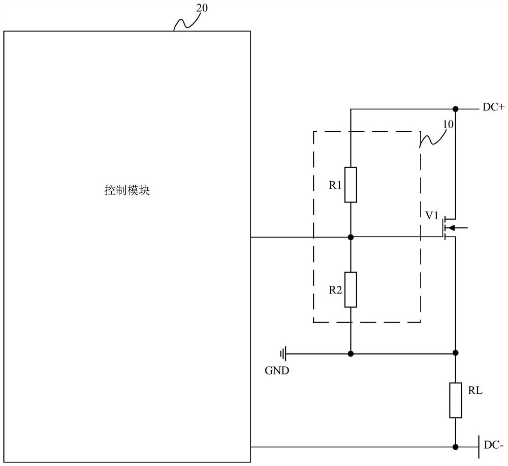 An overvoltage protection circuit and power supply equipment