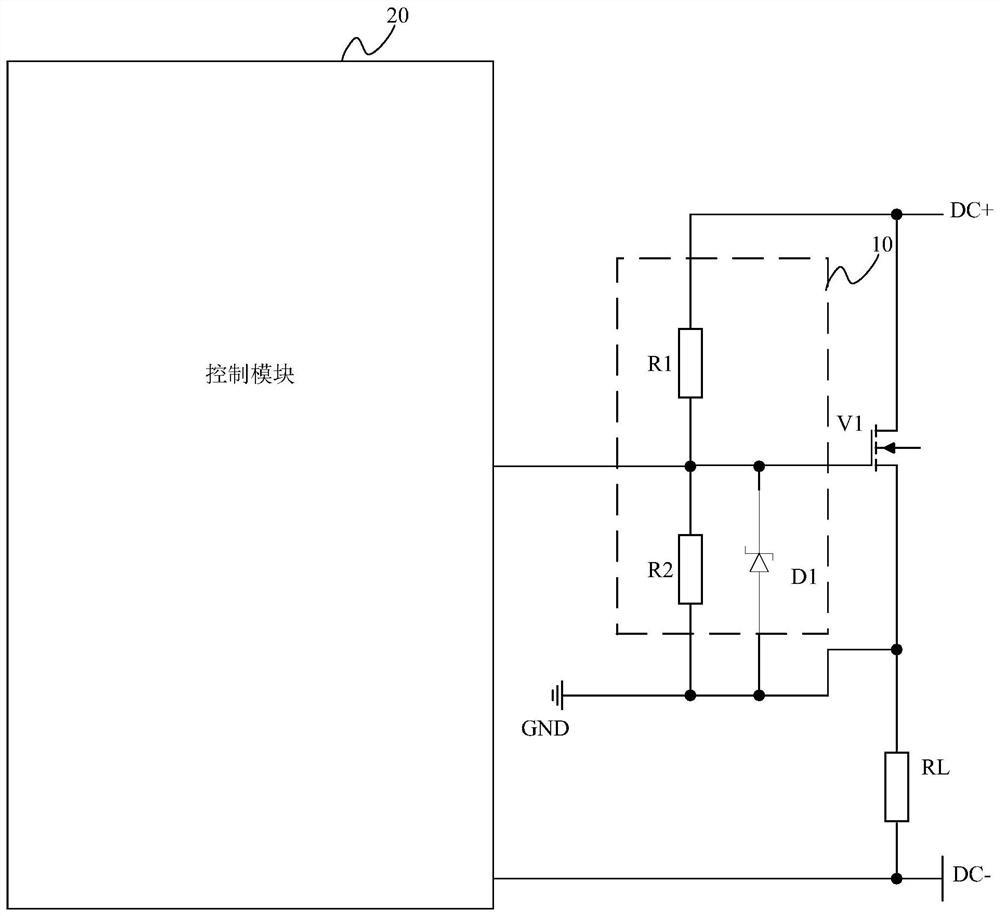 An overvoltage protection circuit and power supply equipment