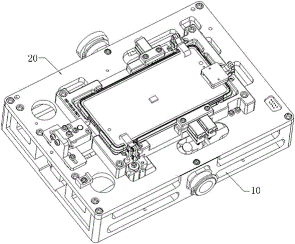 Die exchange device of mobile phone automated production equipment