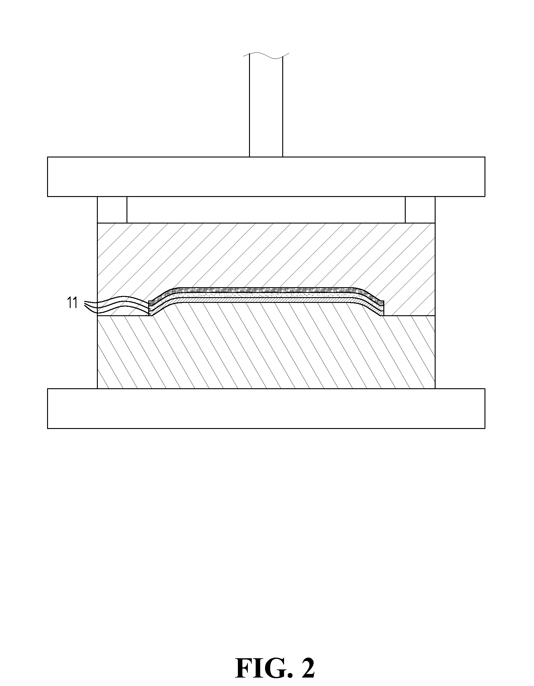 Composite Structure Of Composite Substrate And Plastic Material
