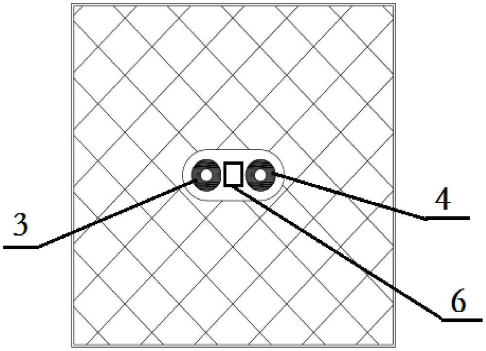 Antenna embedded in internal structure of screen, design method and application thereof