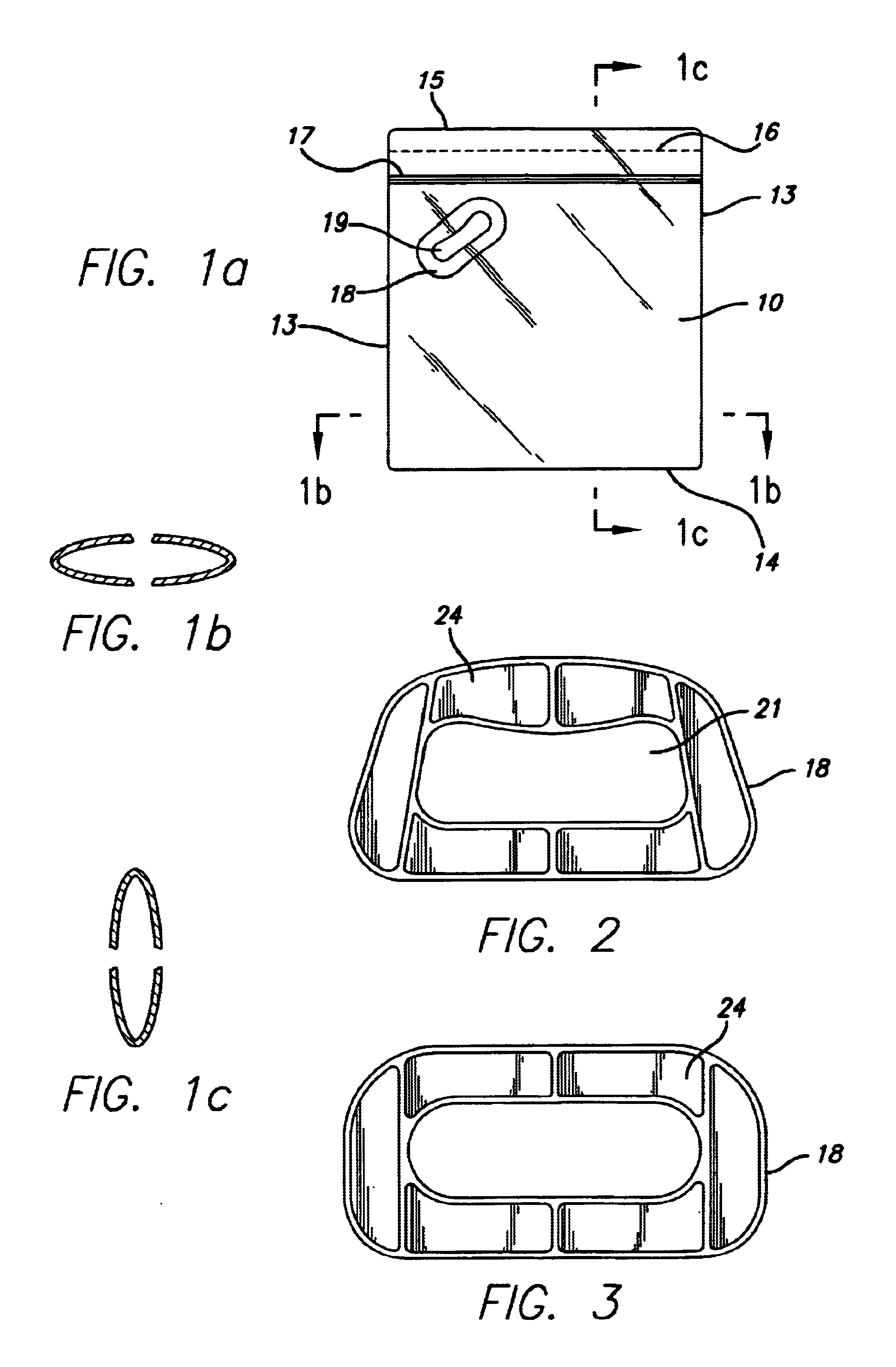 Flexible pouch with reinforced handle