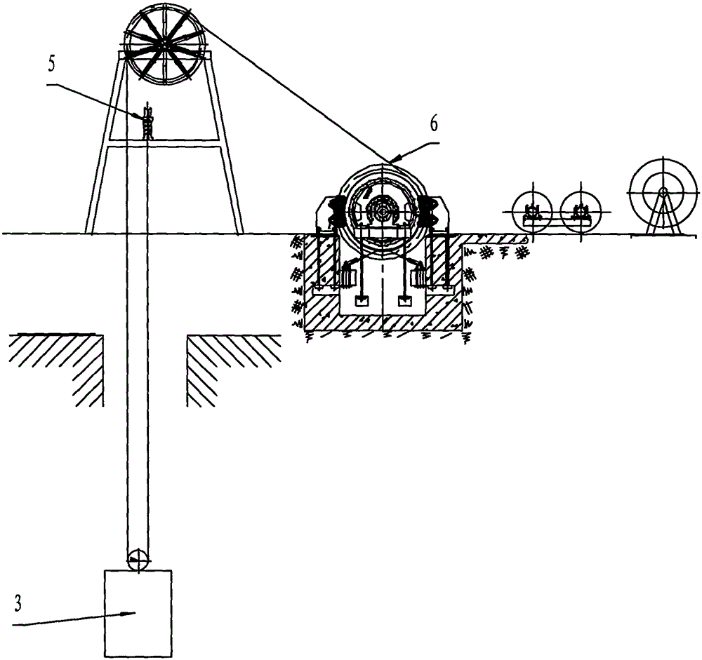 On-load installation method for small friction winch for winding of multi-layer steel wire rope of hoister