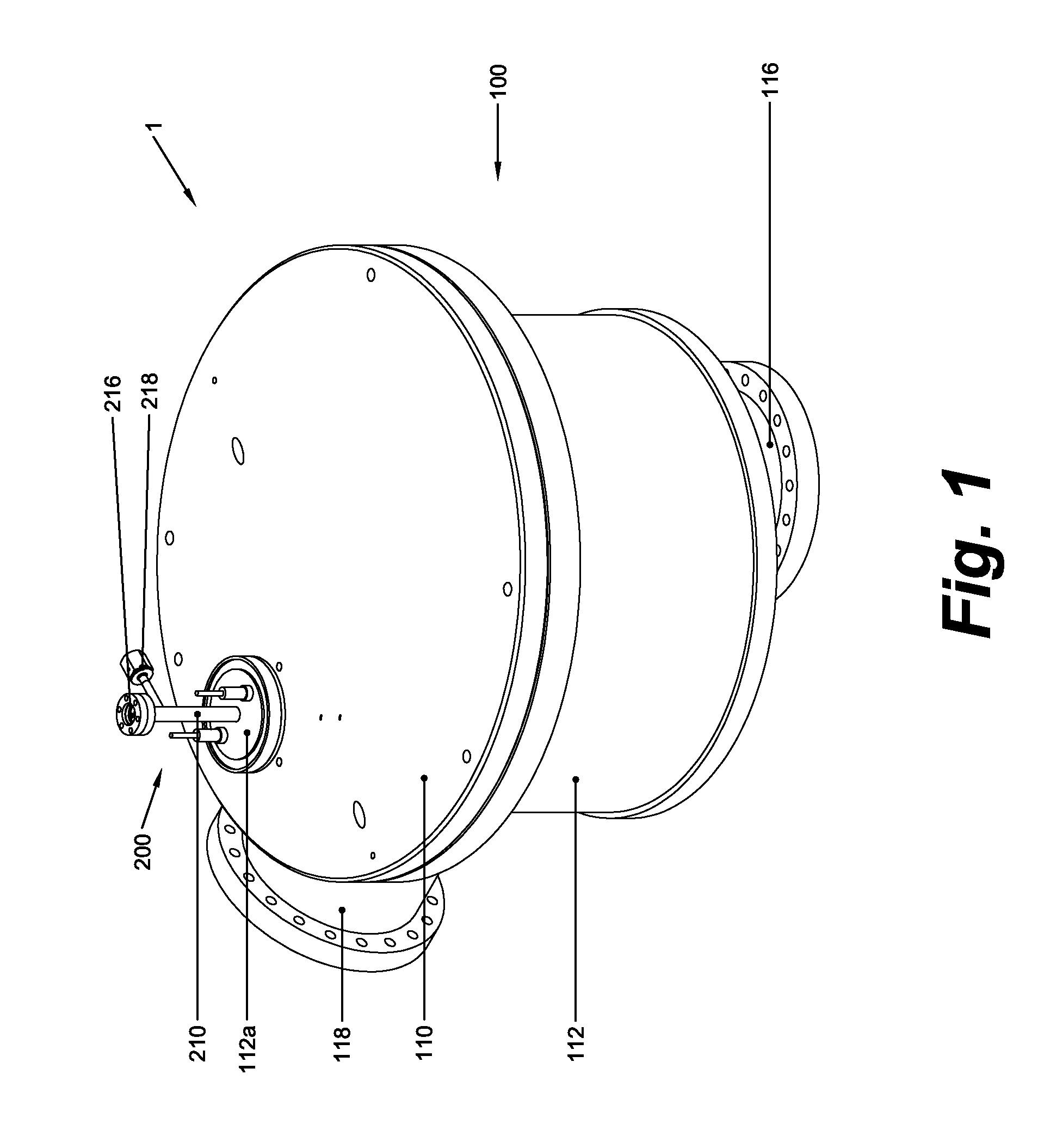 Semiconductor processing apparatus with compact free radical source