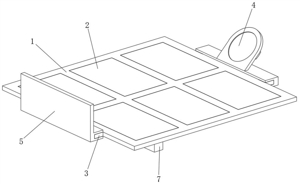 Active sunny base of solar cell panel