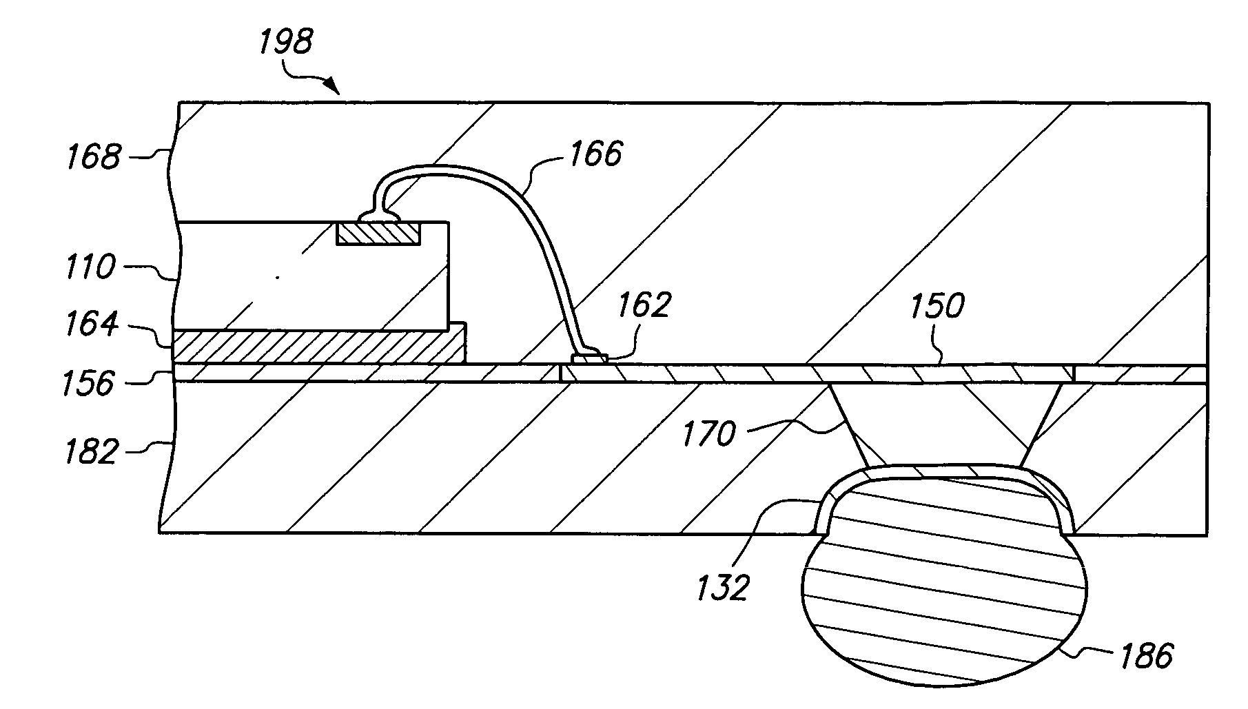 Method of making a semiconductor chip assembly with a metal containment wall and a solder terminal