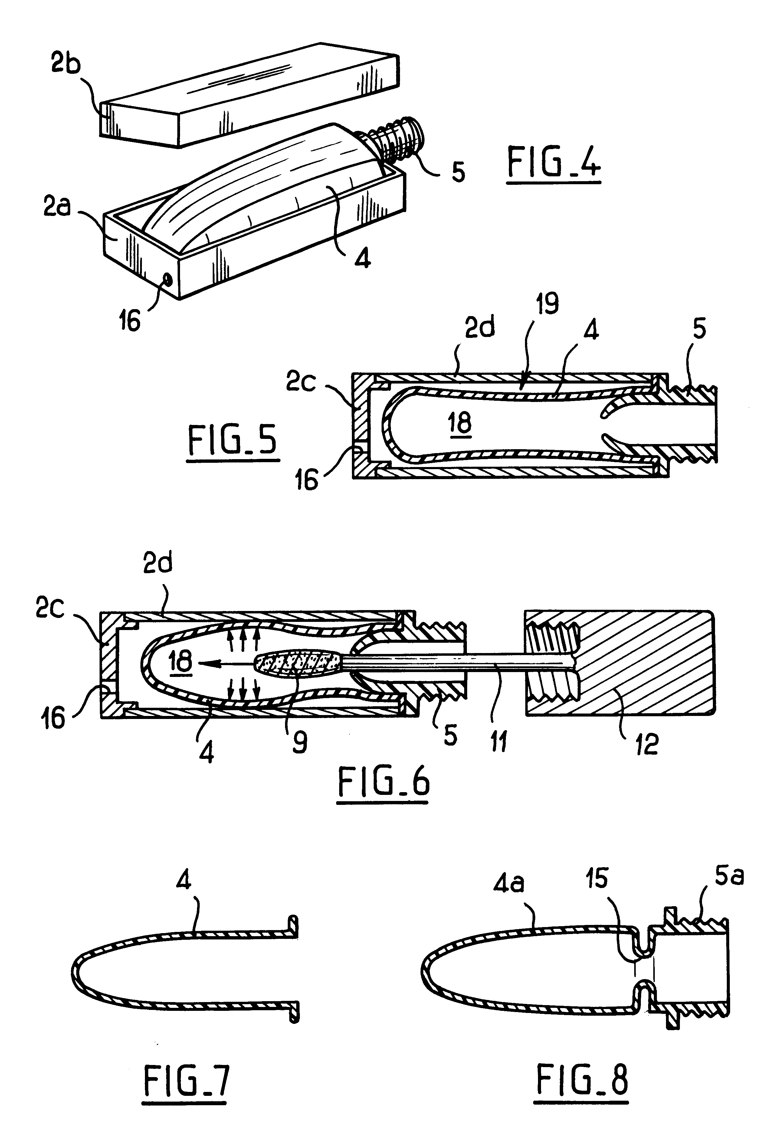 Device for packaging and applying makeup