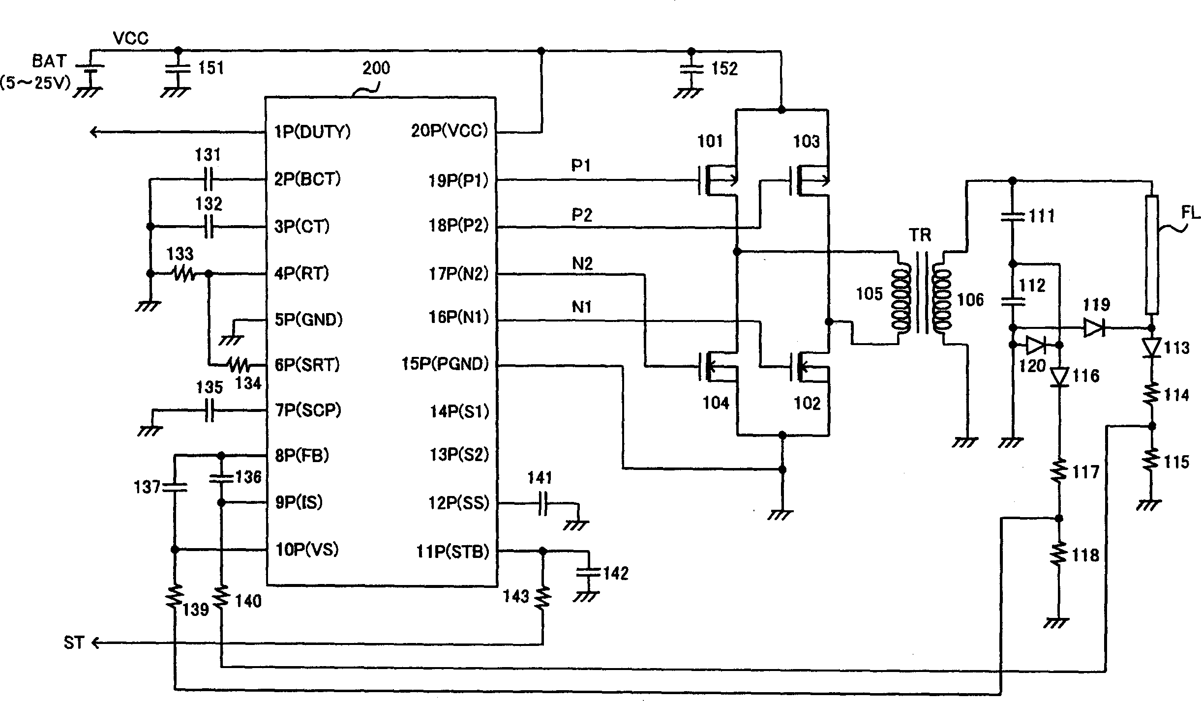 DC-AC transformer and controller IC thereof