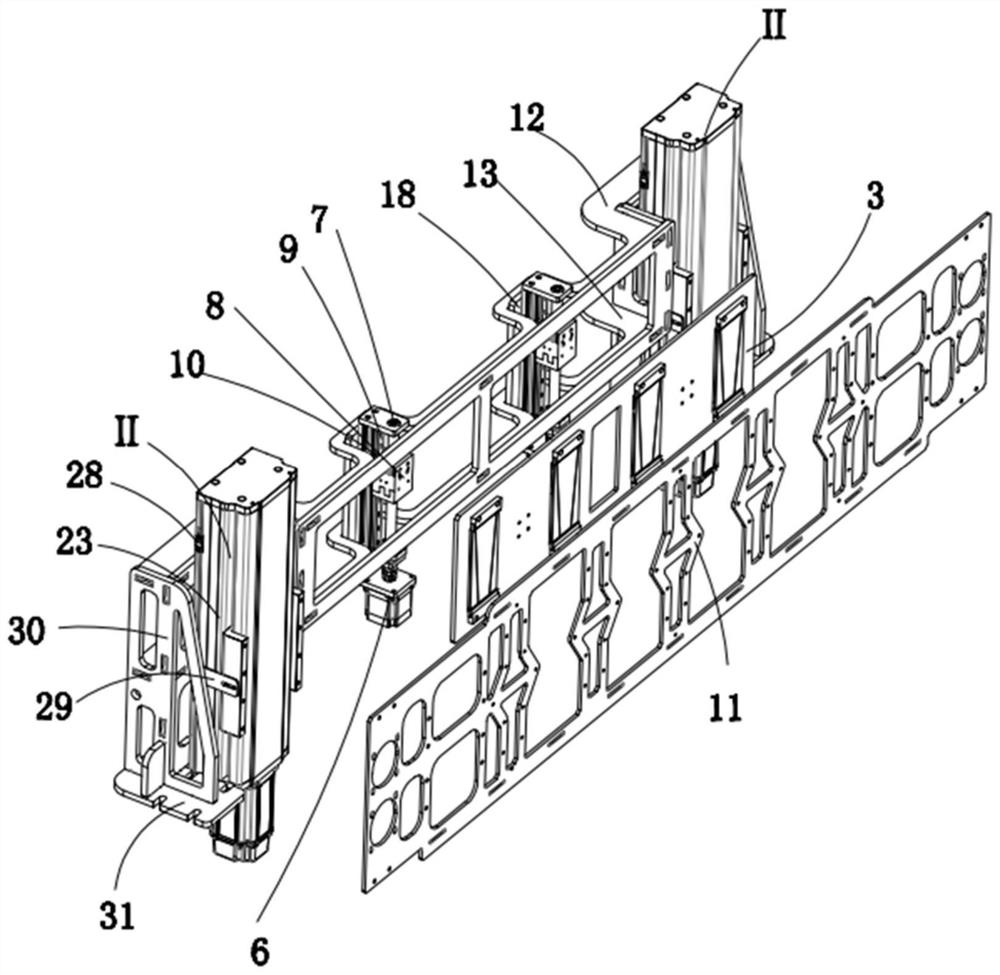 A shuttle box with independent lifting and lowering of shuttle and reed