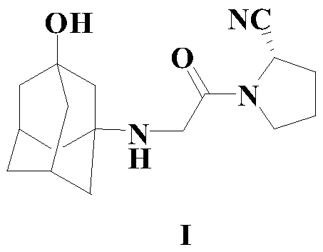 A kind of method for preparing vildagliptin