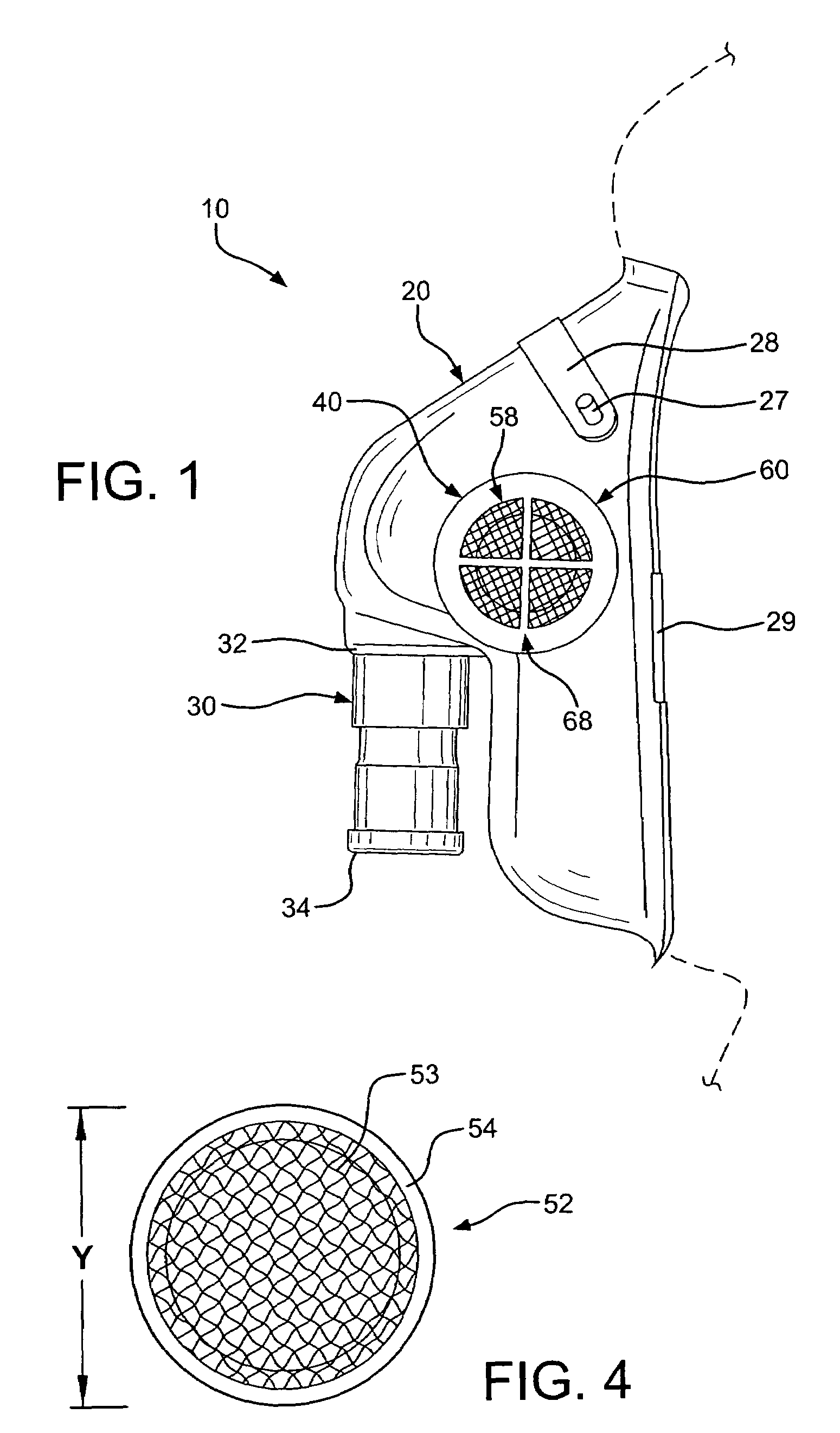 Disposable mask assembly with exhaust filter and valve disc and method of assembling same
