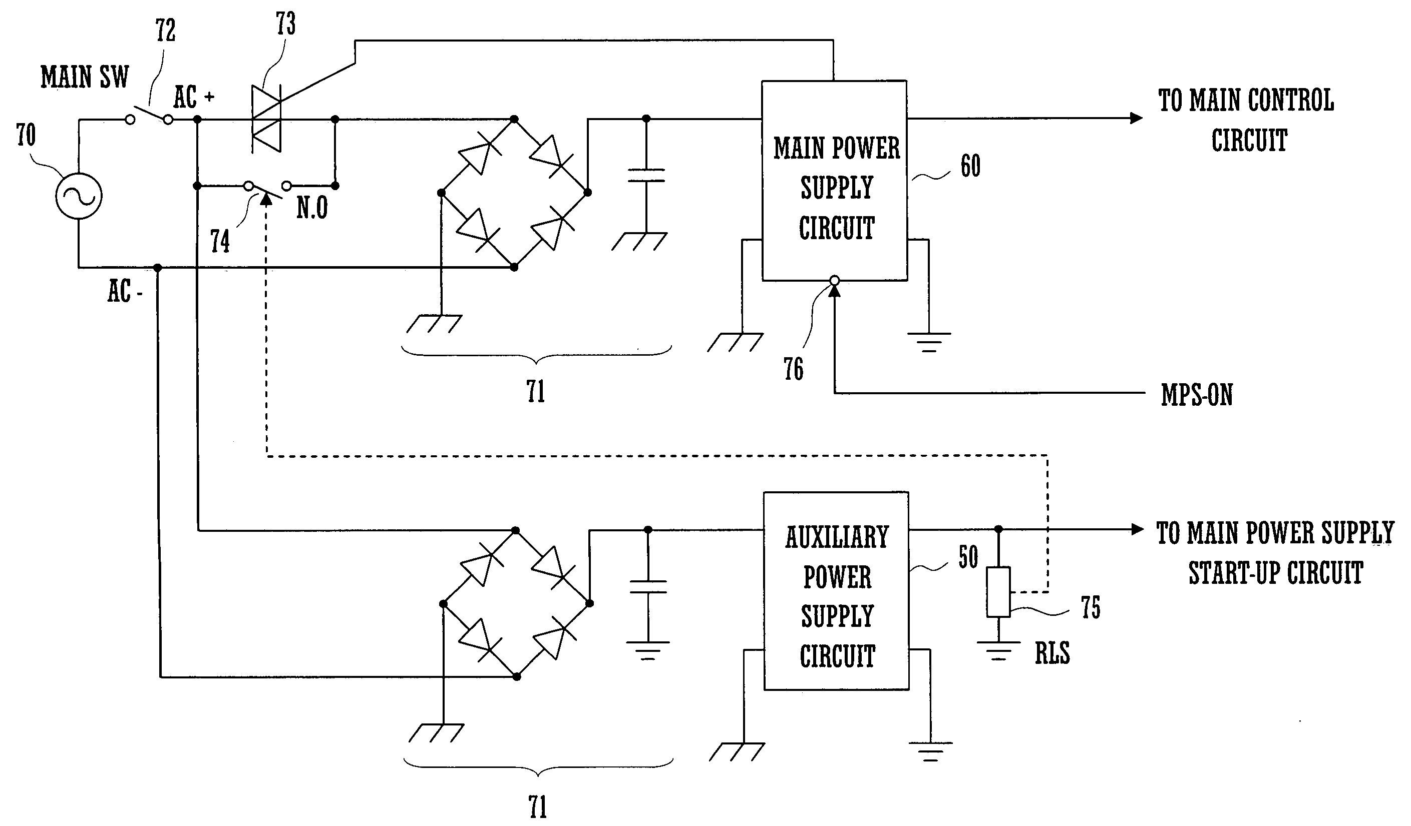 Power Supply Device and Communication System