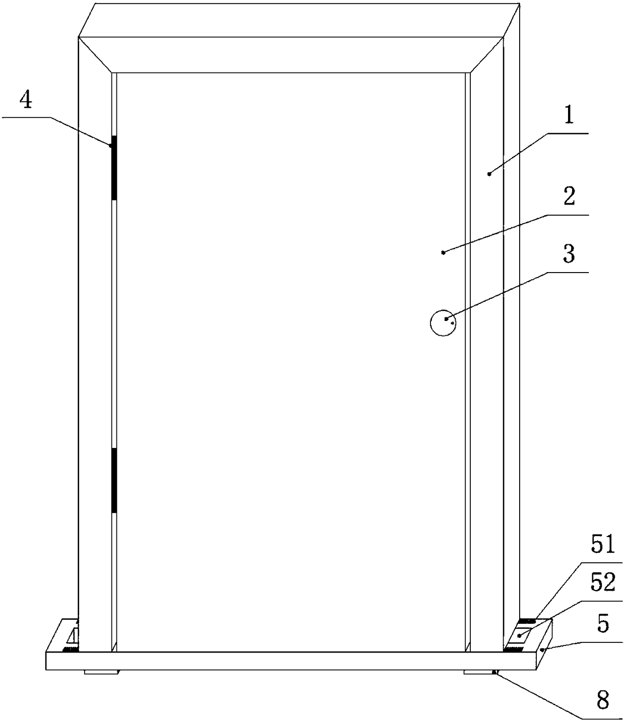 Installation structure and rapid installation method of rapid installation type wooden door and door sleeve