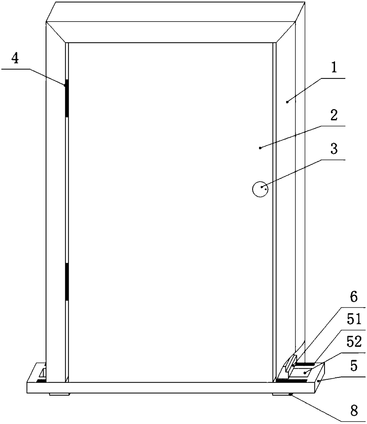 Installation structure and rapid installation method of rapid installation type wooden door and door sleeve