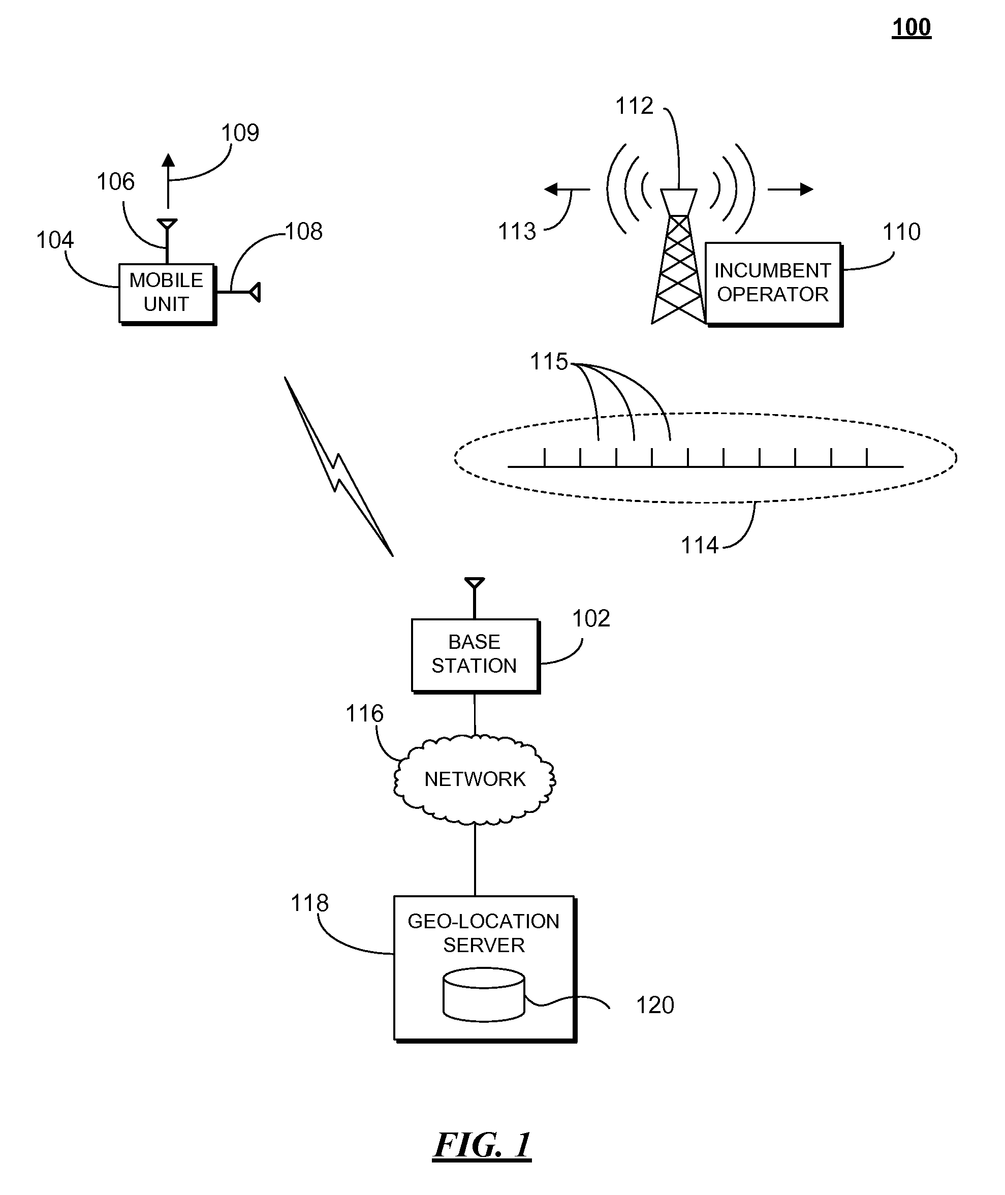 Method and apparatus for utilizing a transmission polarization to reduce interference with a primary incumbent signal