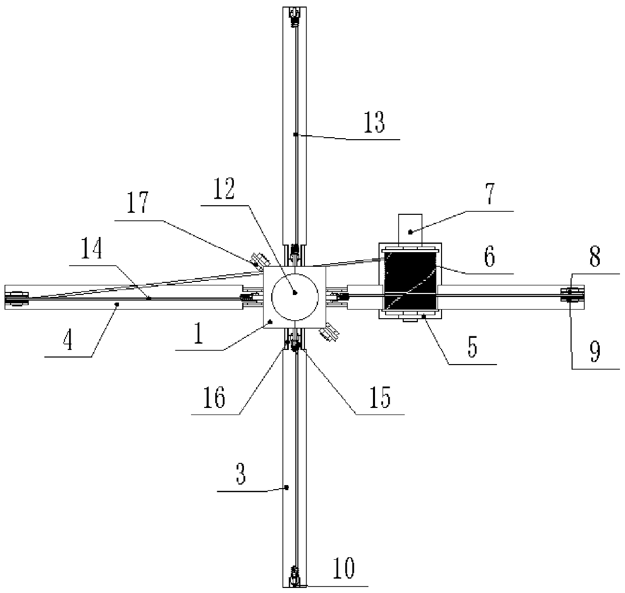 Tilting pole quick-righting machine and use method thereof