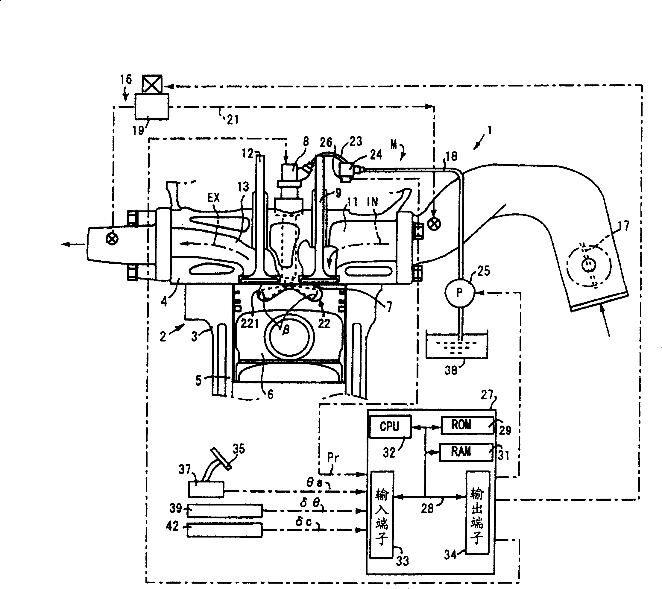 Diesel oil engine