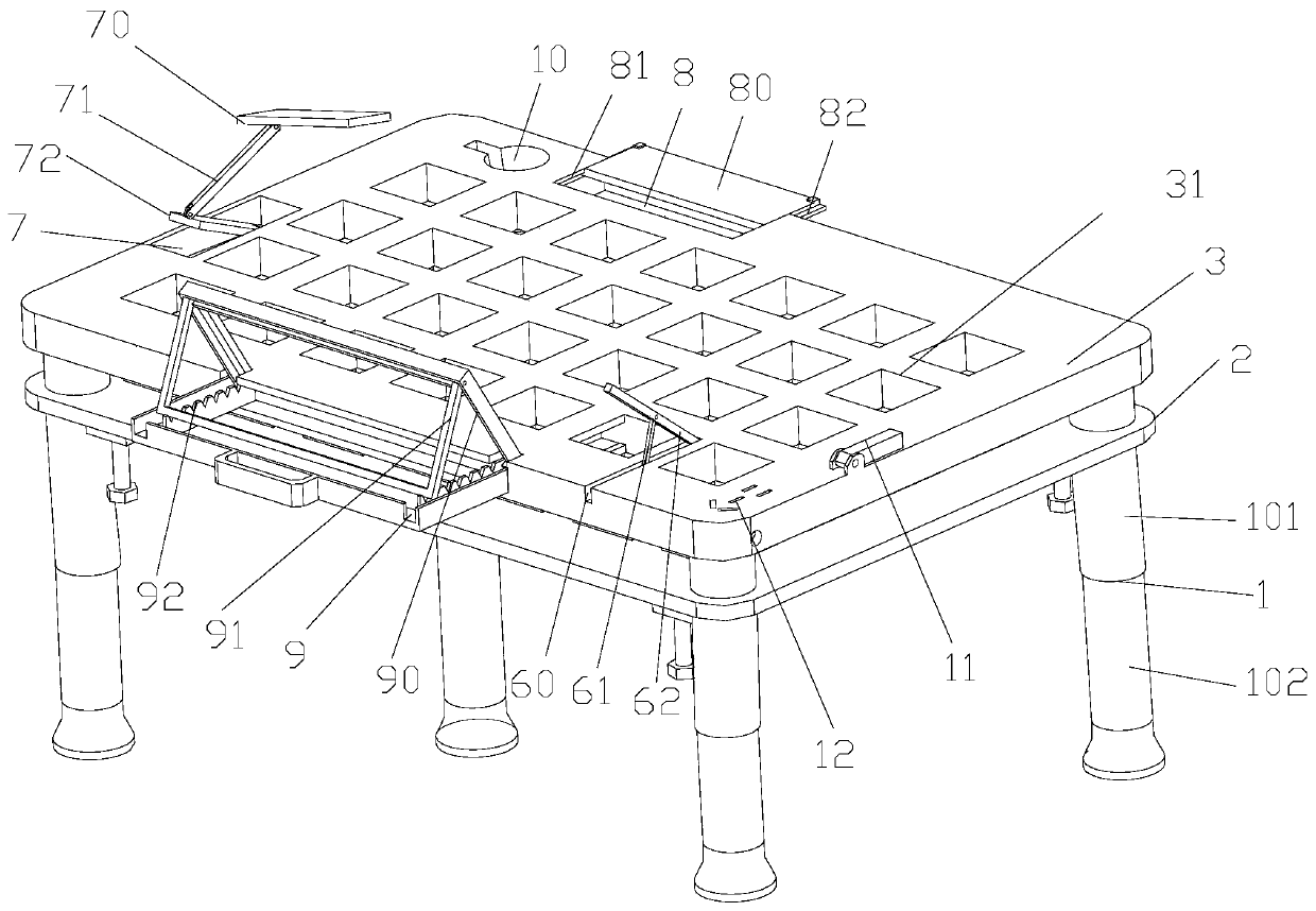 multi-functional floor table