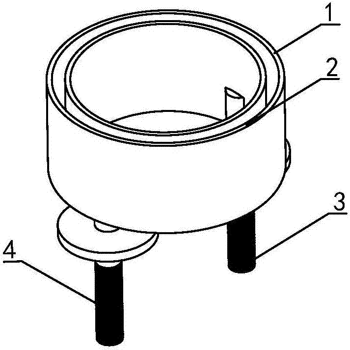 Plate electrode for electrolyzing water
