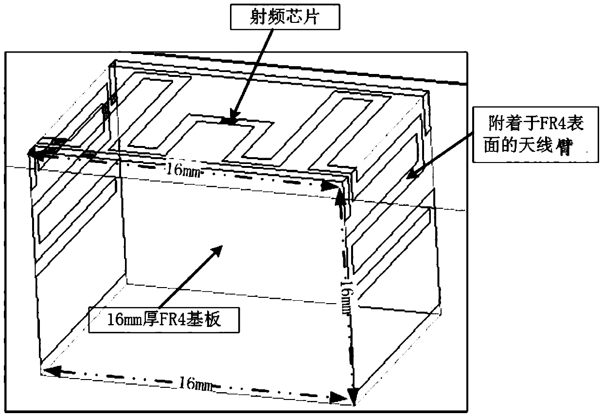 Metal structure health detection method based on UHF passive RFID