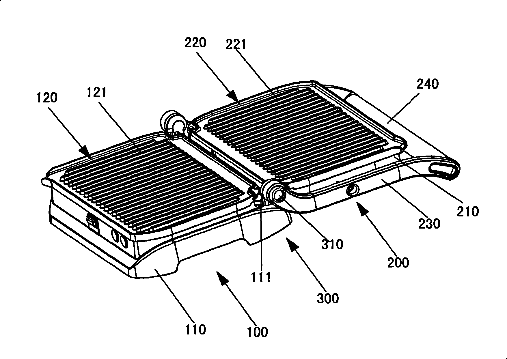 Frying and roasting device