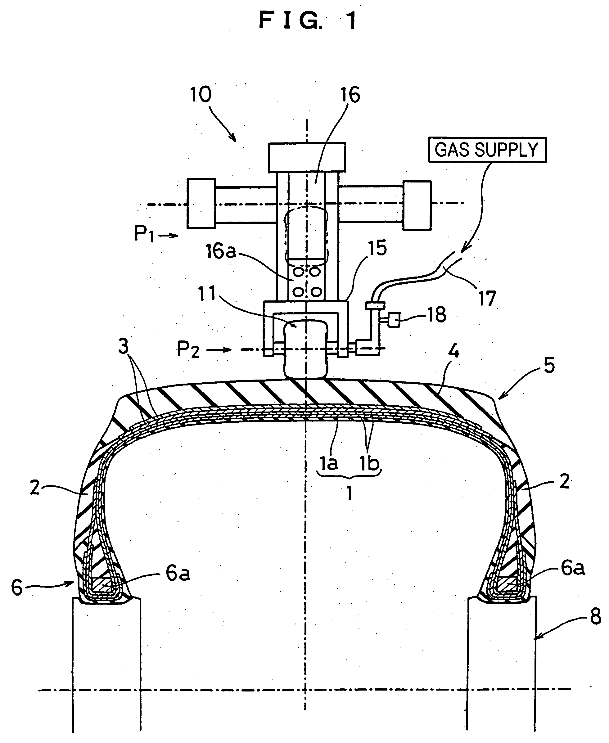 Tire building method and stitcher device