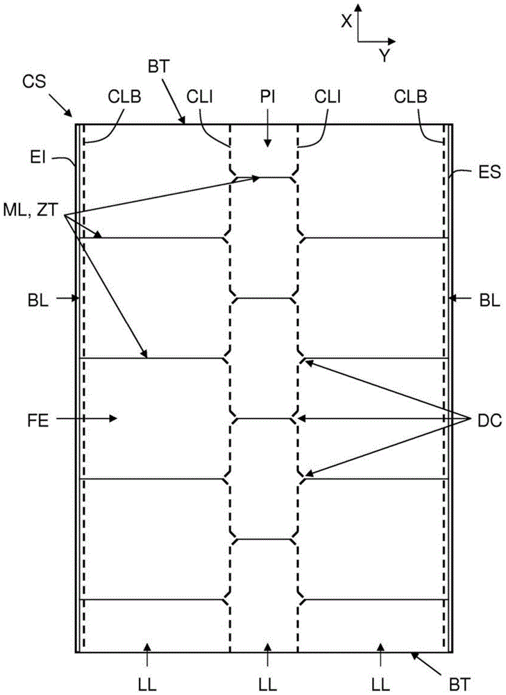 Method for producing seat composite part with 3D effect and related seat