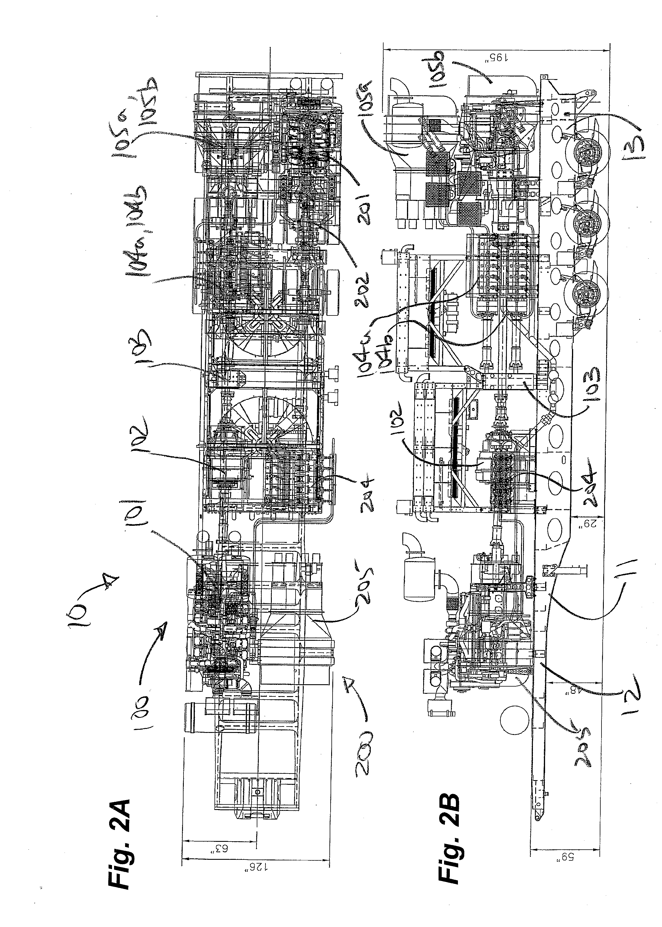 Transportable pumping unit and method of fracturing formations
