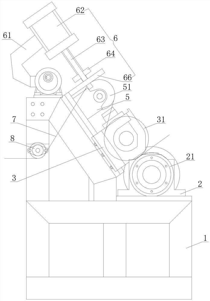 Embossing machine and method for white mat production