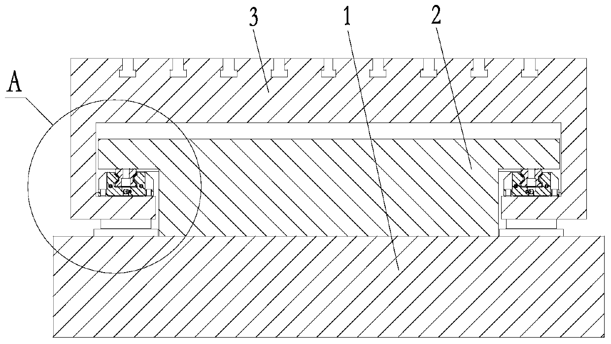 Precision grinding machine guide rail