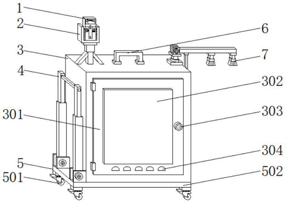 Fabricated building outer wall leakage detection device and use method