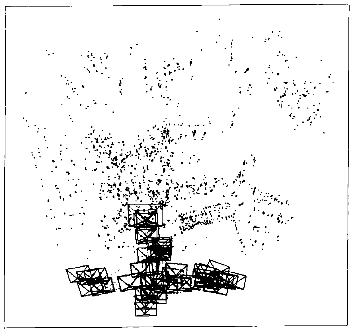 Unmanned aerial vehicle autonomous navigation method of imitating homing pigeon geomorphic perception homing mechanism