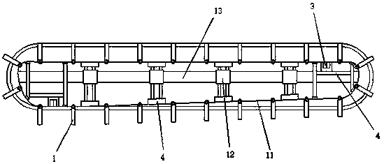 Grouser device special for mining vehicle and capable of adapting to different deep sea surface layer soil and method