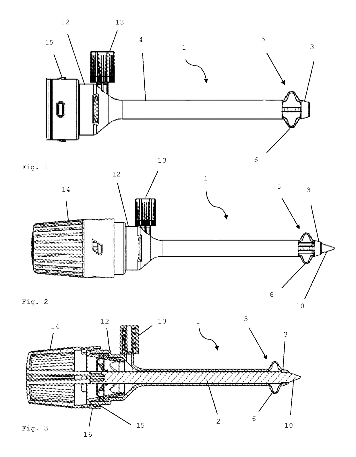 Trocar device and use thereof
