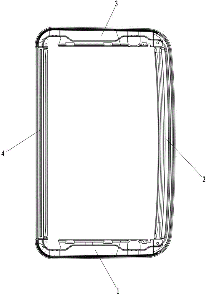 Manufacturing technique of automobile skylight frame